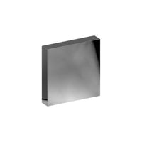Escutcheon, Square Blank, Stainless Steel, 52 x 52mm. Single part 'B' type concealed fix. (Each) in Polished Stainless