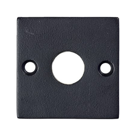 Black Jolie Rose Square jewelry box with a hinged lid and plush interior for storing rings and small accessories.