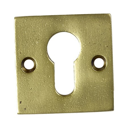 ESCUTCHEON SQUARE CYLINDER / AGED GOLD / in Aged Gold