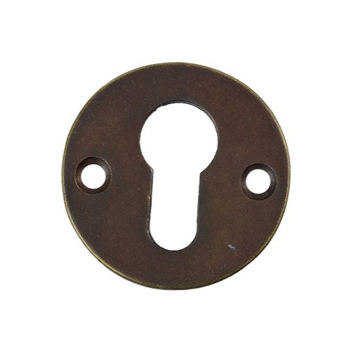 ESCUTCHEON ROUND CYLINDER / AGED BRONZE / in Aged Bronze