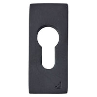 SECURITY ROSE BRASS/BLACK D=10MM 70*30MM in Black