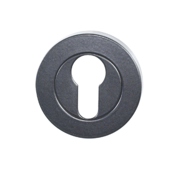 Euro Escutcheon (Pair) in Black