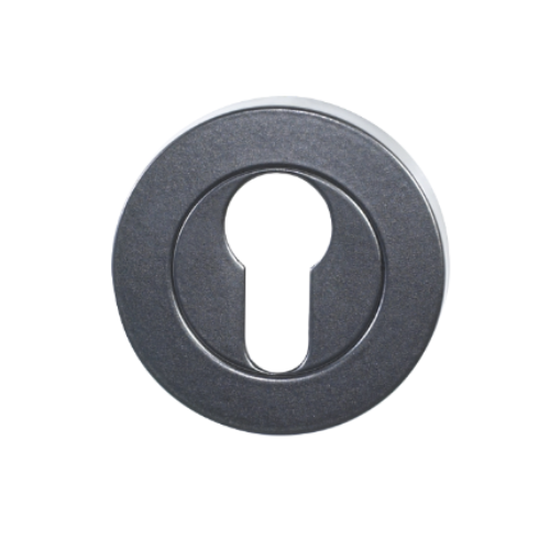 Euro Escutcheon (Pair) in Black