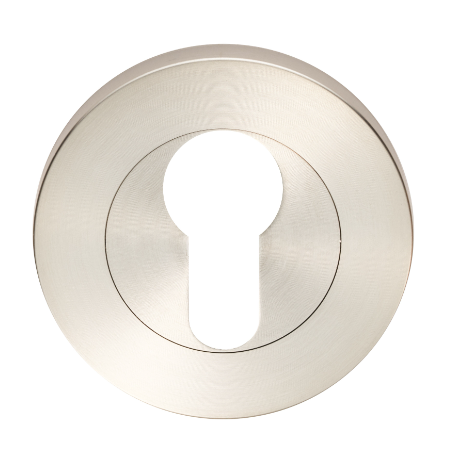 Euro Escutcheon (Pair) in Brushed Nickel