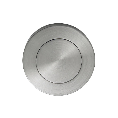 Blank Escutcheon, For Dummy Fixing in Brushed Nickel