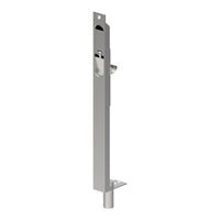 300mm Rebate Flush Bolt. Stainless Steel in Satin Chrome