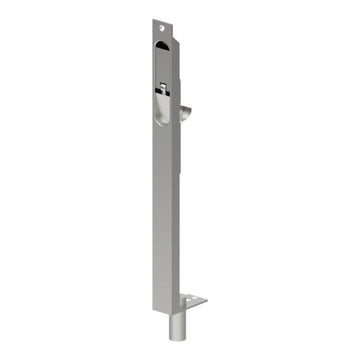 300mm Rebate Flush Bolt. Stainless Steel in Satin Chrome