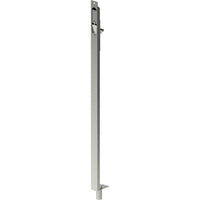 600mm Rebate Flush Bolt. Stainless Steel in Satin Chrome