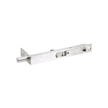 Satin Chrome Flush Bolt 152 x 19mm - 25mm Throw in Satin Chrome