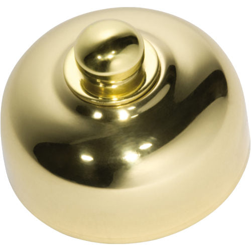 Fan Controller Traditional Polished Brass D50xP40mm in Polished Brass