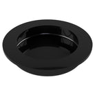 Round, Sliding Door, Flush Pull Handle (Single). Solid Stainless Steel. 65mm dia (face) 54mm dia (rear). Invisible Fix (no screw holes) in Black PVD