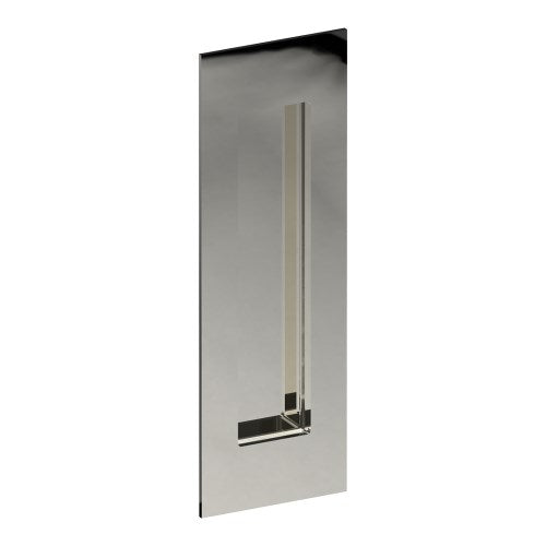 Rectangular, Sliding Door, Flush Pull Handle (Single). Solid Stainless Steel. Rectangular Finger Hole. 150mm x 50mm. Invisible Fix (no screw holes) in Polished Stainless