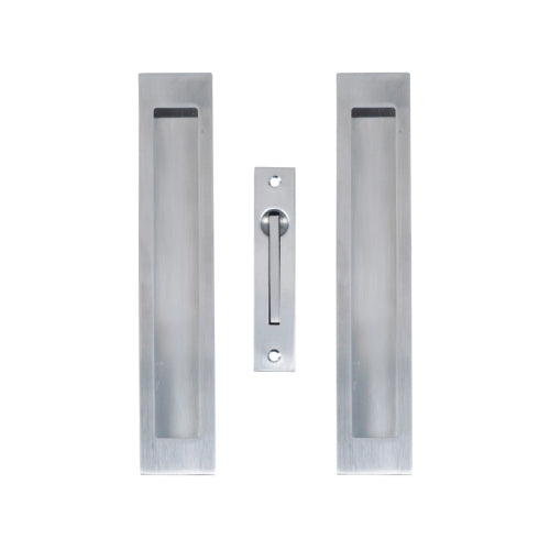 Verve Flush Pull Kit, 150 x 37mm - Includes 2 x 5303 & 1 x 5259 in Satin Stainless