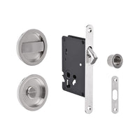 Zanda Visca cavity sliding door privacy kit with metal hardware and magnetic latch for enhanced privacy and smooth operation