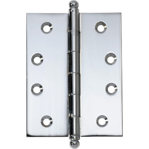 Hinge Loose Pin Chrome Plated H100xW75xT3mm in Chrome Plated