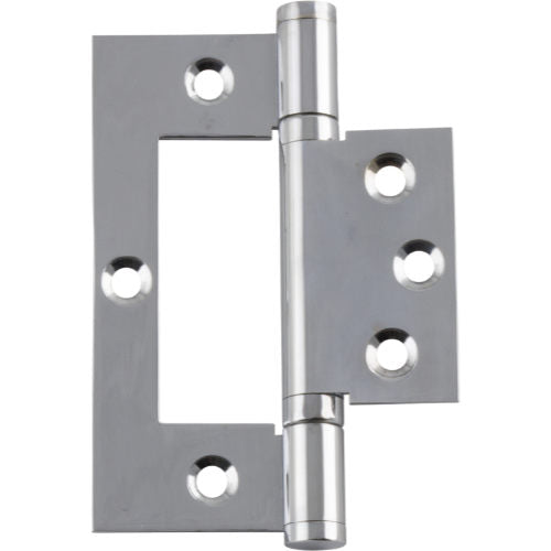 Hinge Hirline Chrome Plated H100xW49xT2.5mm in Chrome Plated