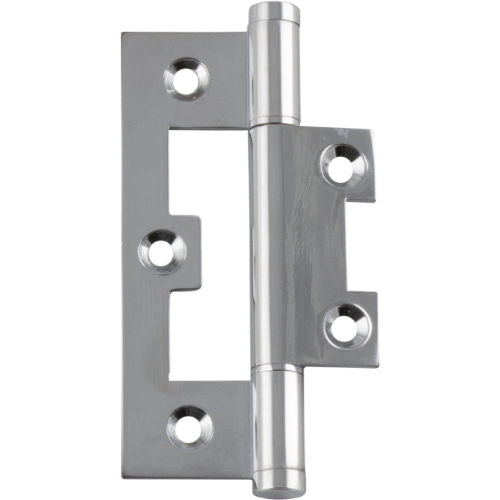 Hinge Hirline Chrome Plated H89xW35xT2mm in Chrome Plated