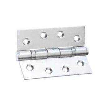 Bearing Hinge, Loose Pin - 100 x 75 x 3mm in Satin Stainless