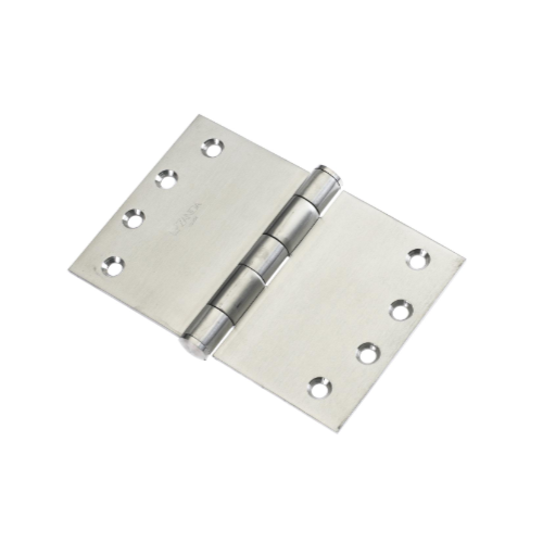SS Butt Hinge, Fixed Pin - 100 x 125 x 3.5mm in Satin Stainless