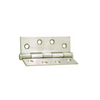 SS Butt Hinge, Fixed Pin - 100 x 100 x 2.5mm in Satin Stainless