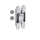Adjustable Concealed Hinge, 175 Degrees - 90KG Rating in Satin Stainless