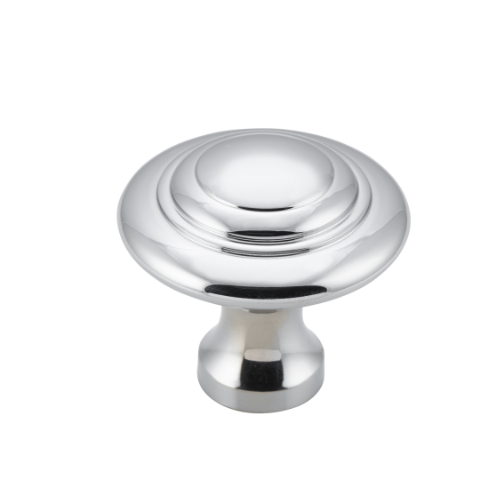 Cupboard Knob Domed Chrome Plated D38xP35mm in Chrome Plated