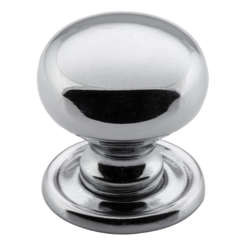 Cupboard Knob Classic Chrome Plated D25xP28mm in Chrome Plated