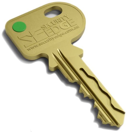 Security Edge Key (Specifiy Project or System Number) in Satin Chrome