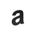 Stainless Steel Letter 'A' 80mm x 60mm in Black