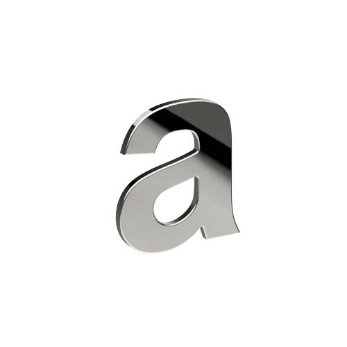 Stainless Steel Letter 'A' 80mm x 60mm in Polished Stainless