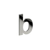 Stainless Steel Letter 'B' 80mm x 60mm in Polished Stainless