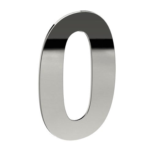 Stainless Steel Number '0' 130mm x 90mm in Polished Stainless
