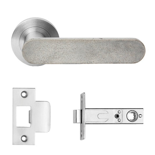 Concrete Club set on R10 inc.latch bolt 60mm B/S in Special Finish 2