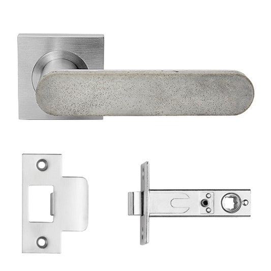 Concrete Club set on R50 inc.latch bolt 60mm B/S in Special Finish 2