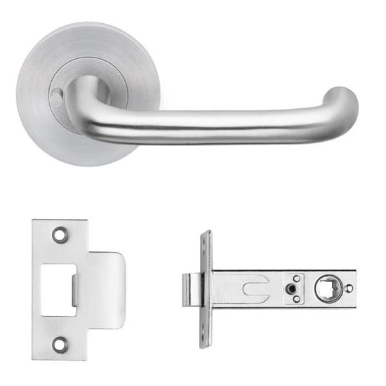 Daniela privacy set on R20 inc. latch bolt 60mm in Special Finish 2