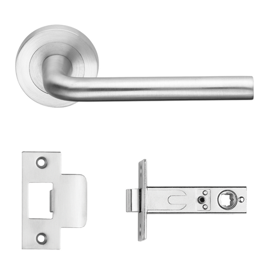 Lodden set on R10 incl. latch bolt 60mm B/S in Special Finish 2