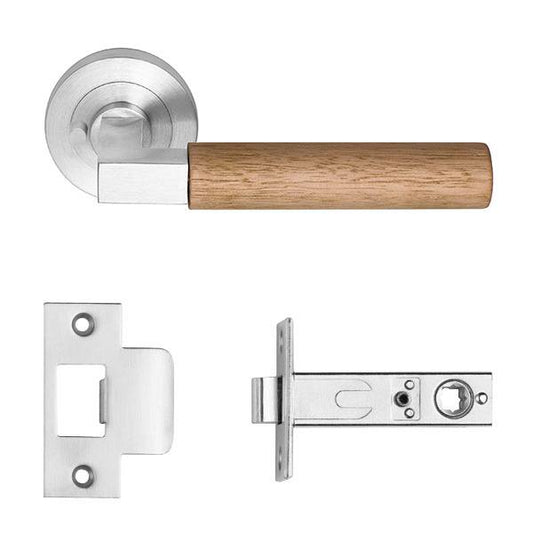 Timber Lanex set on R10 inc. latch bolt 60mm B/S in Special Finish 2