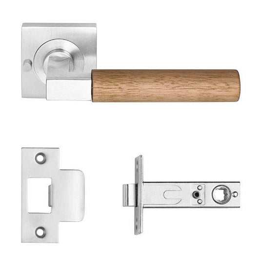 Timber Lanex privacy on R50 inc. latch bolt 60mm in Special Finish 2