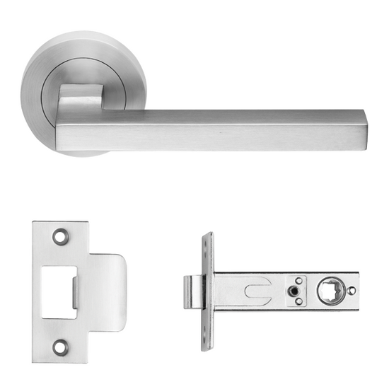 Zola set on R10 incl. latch bolt 60mm B/S in Special Finish 2