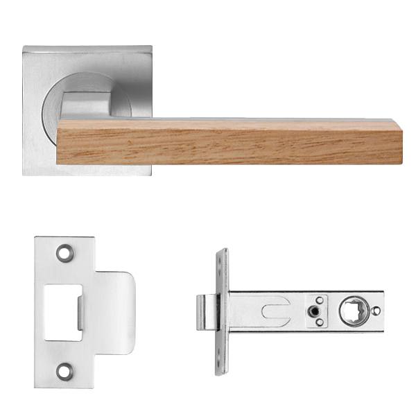 Timber Zola privacy on R50 inc. latch bolt 60mm in Special Finish 2