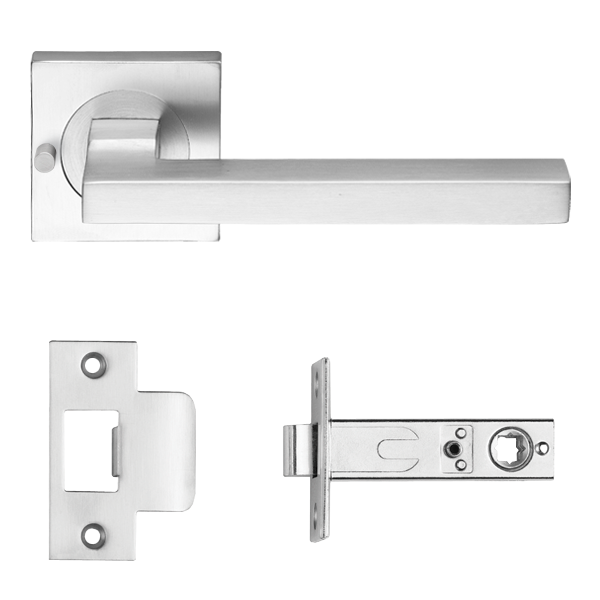 Full privacy set incl. latch bolt 60mm B/S in Special Finish 2