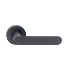 MDZ Lever 17 on Ø53mm Round Rose. in Black