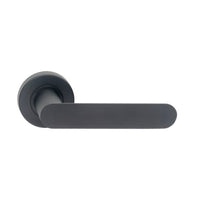 MDZ Lever 17 on Ø53mm Round Rose. in Black