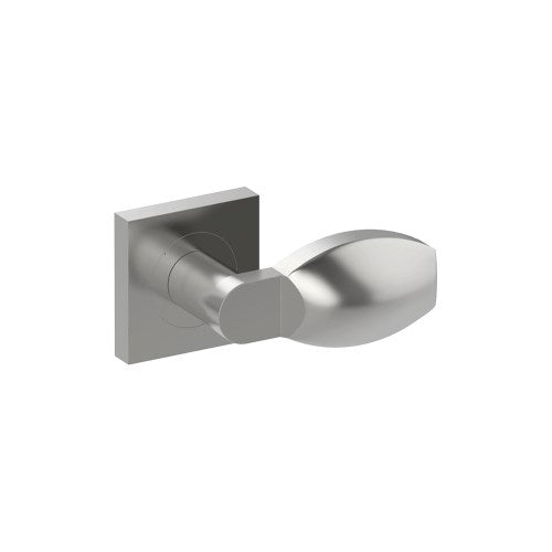 ASH Door Handles on Square Rose Concealed Fix Rose (Latch/Lock Sold Seperately) in Satin Stainless
