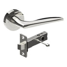 Castile door handles by Style Finish Doorware, featuring a sleek stainless steel finish with modern lever design