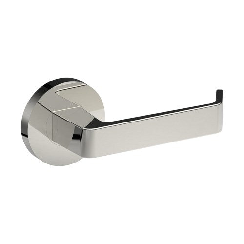 DIJON Door Handles on Ø65mm Rose (Latch Sold Seperately) in Polished Stainless
