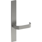 MOSS Door Handle on B02 EXTERNAL Australian Standard Backplate, Concealed Fixing (Half Set)  in Satin Stainless