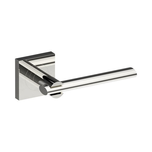 PRONTO Door Handles on Square Rose Concealed Fix Rose (Latch/Lock Sold Seperately) in Polished Stainless