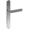 ROUBAIX Door Handle on B01 EXTERNAL European Standard Backplate, Concealed Fixing (Half Set)  in Satin Stainless