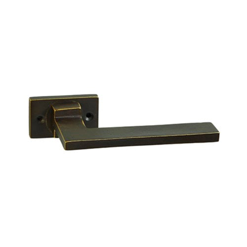 EVOKE - LEVER HANDLE / AGED BRONZE / SPRING LOADED in Aged Bronze